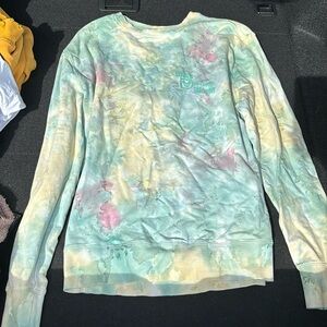 Tye dye Disney crew neck